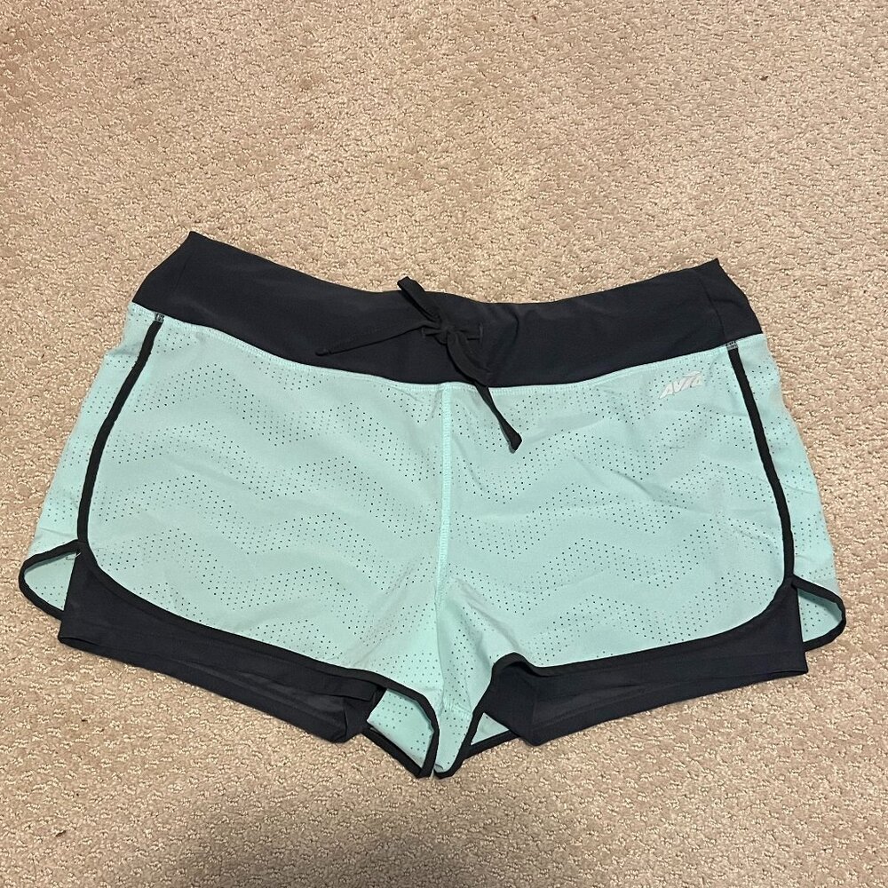 Avia Blue and Grey Athletic Shorts Size L